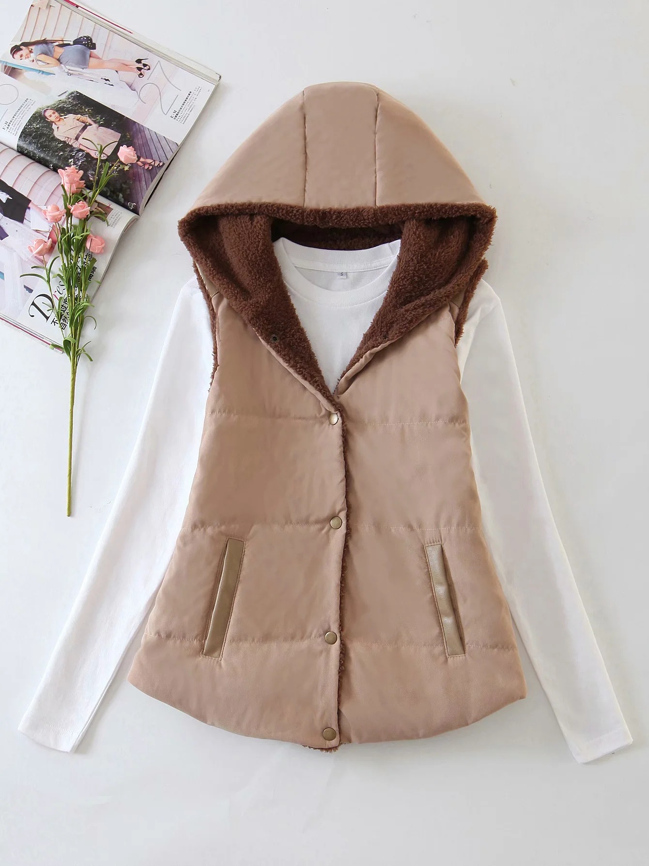 Gilet femme en coton - Ref 3434818 Image 12