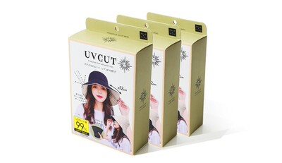 UVcut防曬帽 盒子