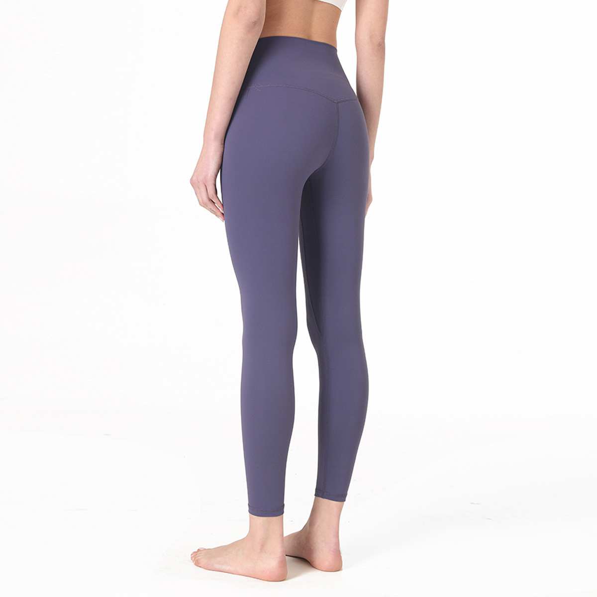 nude high waist tight elastic fitness pants NSNS22027