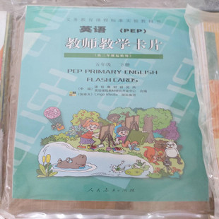 English Teaching Cards for Grades 3-6, Upper and Lower Volumes; a Set of 8 Volumes; English Teaching Equipment
