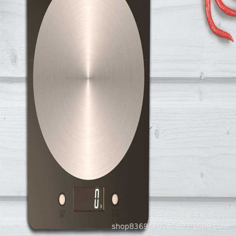 Escala electrónica doméstica cocina electrónica de acero inoxidable de bolsillo escala de joyería escala cuadrada de acero inoxidable