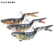 Multi Jointed Minnow Swimbait 8 Colors Hard Swimbaits Fresh Water Bass Swimbait Tackle Gear