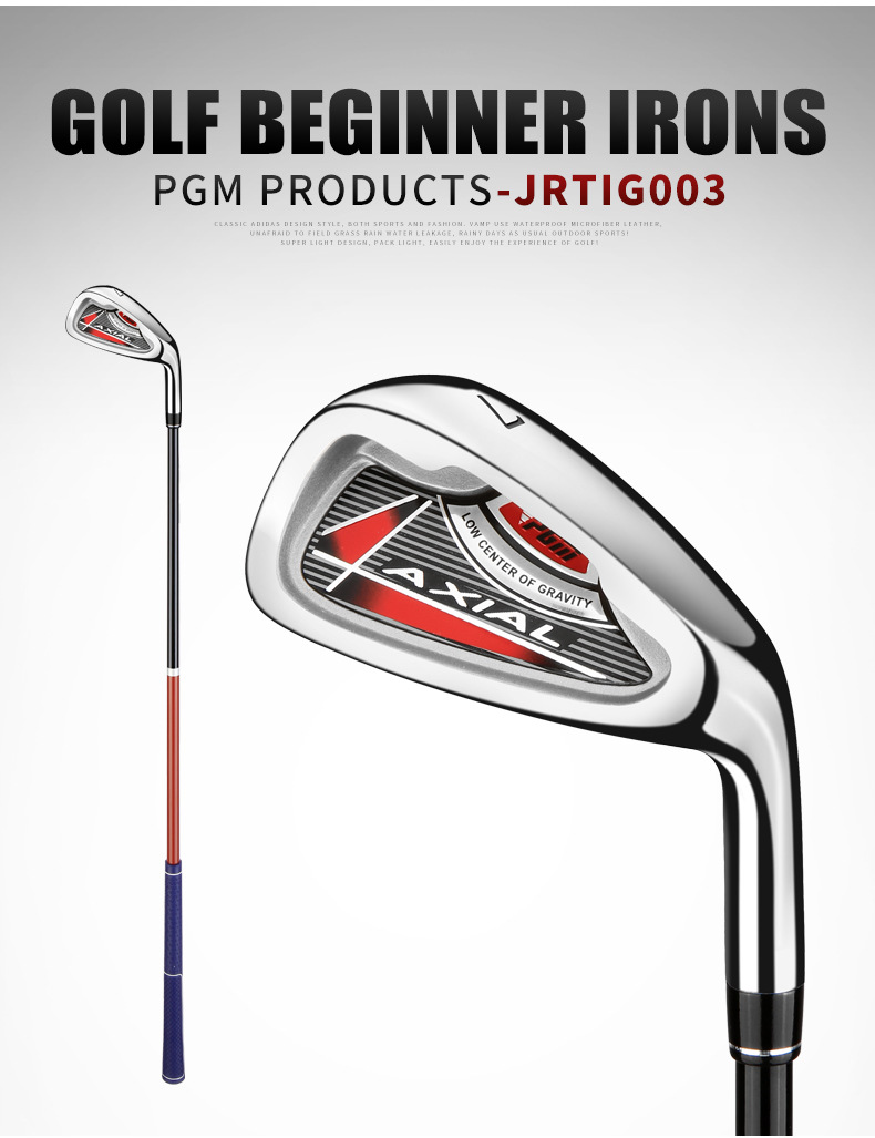 Gậy đánh golf PGM trẻ em số 7 gậy sắt tập cho người mới bắt đầu — JRtig003 cậu bé Số 7 (3-5 tuổi), JRtig003 cậu bé Số 7 (6-8 tuổi), JRtig003 cậu bé Số 7 (9-12 tuổi), JRtig003 bé gái số 7 (3-5 tuổi) chi tiết 15