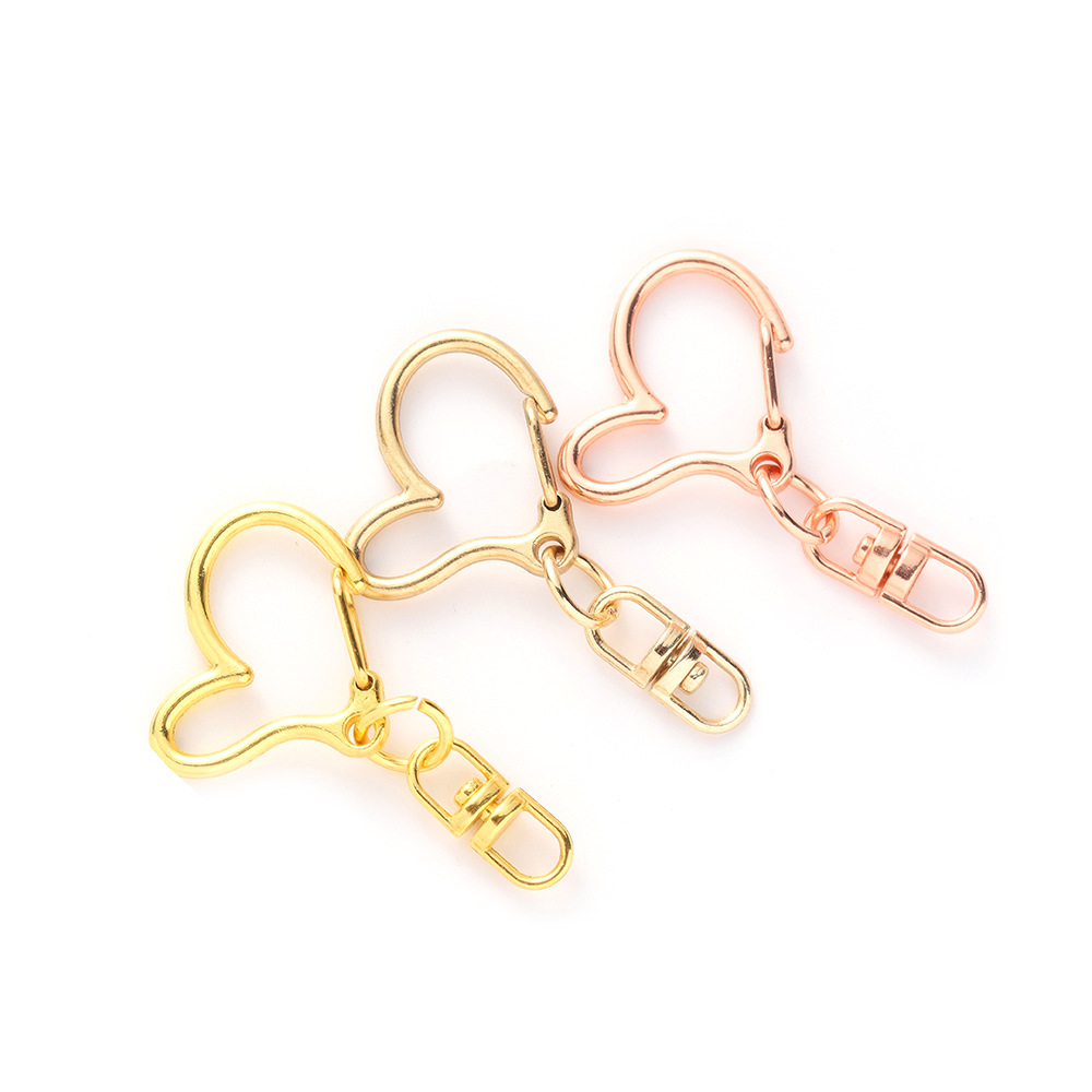 1 Piece Quantity Daily Occasion Cute Heart Shape Alloy Unisex Bag Pendant Keychain