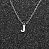 Necklace stainless steel with letters, Aliexpress, Amazon, simple and elegant design