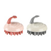 Silica gel hygienic massager for head wash home use, handle, no hair damage