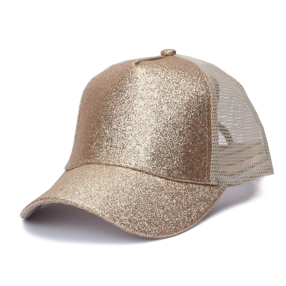 Women's Basic Solid Color Wide Eaves Baseball Cap display picture 3