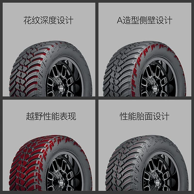 TundRa TiRe, Off-road şinlər