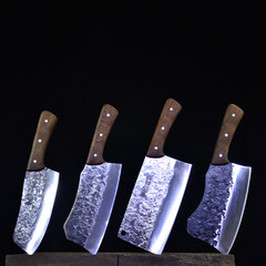 手工鍛打切菜刀家用斬切刀砍骨刀鋒利切片刀鬼手作廚師刀