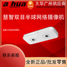 大華惠智雙目半球網絡攝像機DH-IPC-HD4140X-E2支持人數客流統計