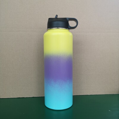 欧美爆款20oz/32oz/40oz双层304不锈钢太空壶户外保温杯直杯定制|ms