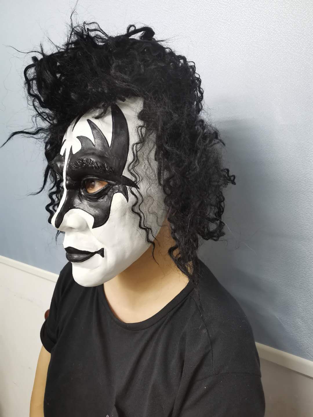 Kuss Gen Simmons Sänger Maske Horror Maske Verrückte Musik Festival Maske 2 # – Detail 1