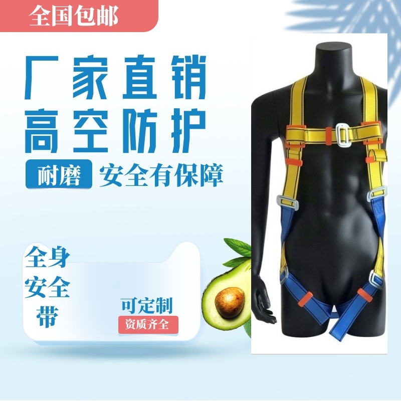 耐特力五点式安全带户外攀岩速降拓训防坠落五点式安全带登山救援