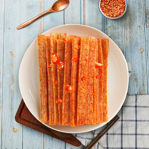 Wailong Large Gluten 65g Explosively Spicy Beefless Snack Sticks Bagged Full Carton Supermarket Food Wholesale
