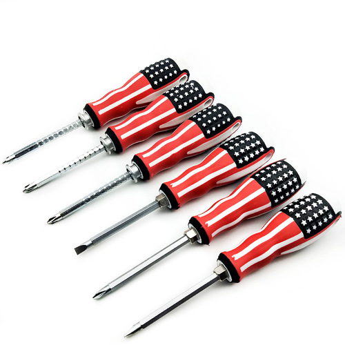 Manufacturer wholesale Slotted Cross Dual-Purpose Screwdriver Strong Magnetic Dual-Purpose Screwdriver Set Hot Selling Hardware Tools