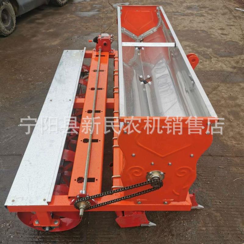 谷子精播机四轮车带苜蓿草万象草种子点播机支持定做免间苗精播机