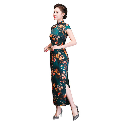 Chinese Dress Qipao for women Real dress female season silkworm cheongsam