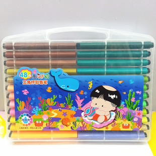 ����̫��48ɫˮ�ʹP���b��ͯdiy�T�f�L����ˮϴ��ɫ�P���ǹP�U�Y