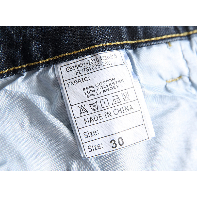 Jeans nuovi da uomo, pantaloni in denim elasticizzati a gamba dritta, alla moda e casual_voghion.com