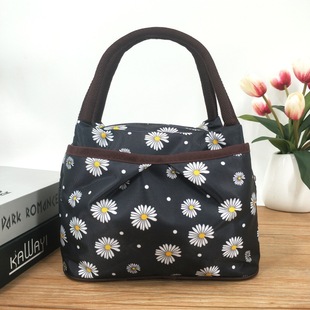 2021 portable portable lunch bag large capacity Oxford cloth waterproof lunch box bag women's bag mother bag casual bag