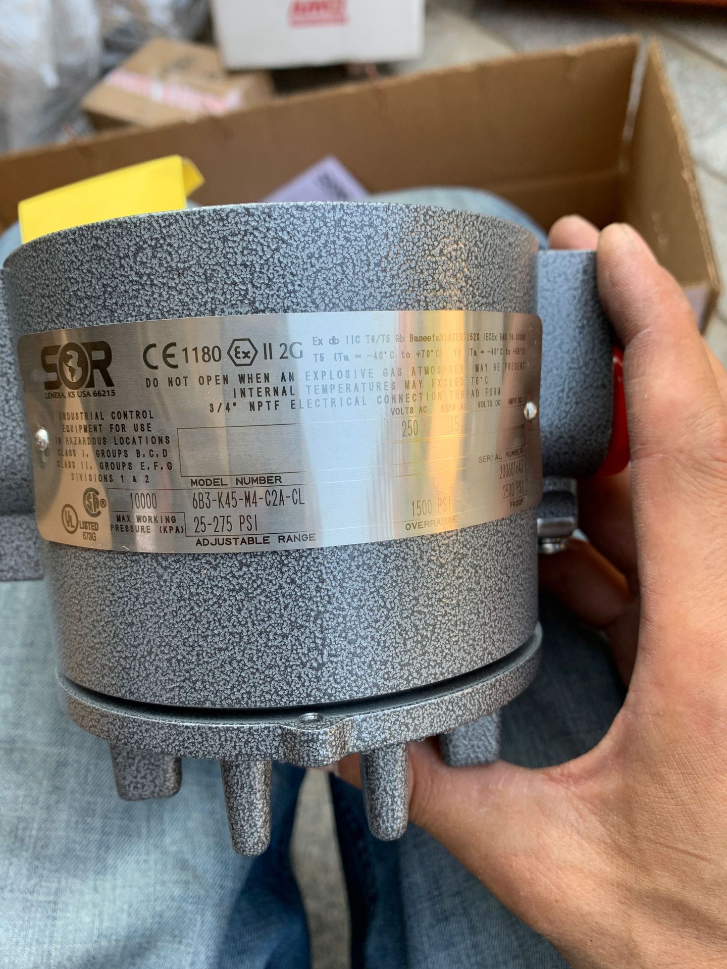 大量现货sor压力开关5NN-K5-N4-F1A   SOR开关索尔压力差压开关