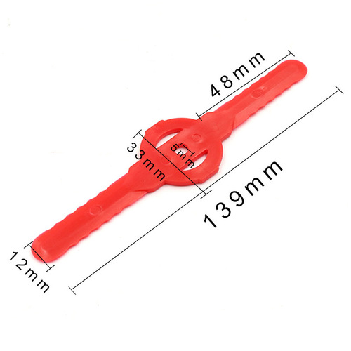 New lawn mower plastic long blade garden mowing blade lawn mowing plastic lawn mower accessories