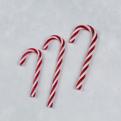 聖誕節跨境熱銷 雙色糖果棒聖誕糖果聖誕拐仗聖誕工藝品廠家直銷