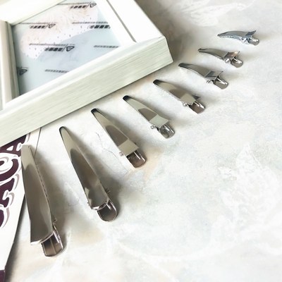 the republic of korea Hair Ornaments Duckbill clip Metal Head ornament wholesale Simplicity children Hairpin Headdress Edge clamp diy parts