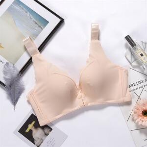 哺乳文胸孕妇内衣胸罩怀孕期喂奶防下垂聚拢有型产后浦纯棉无钢圈