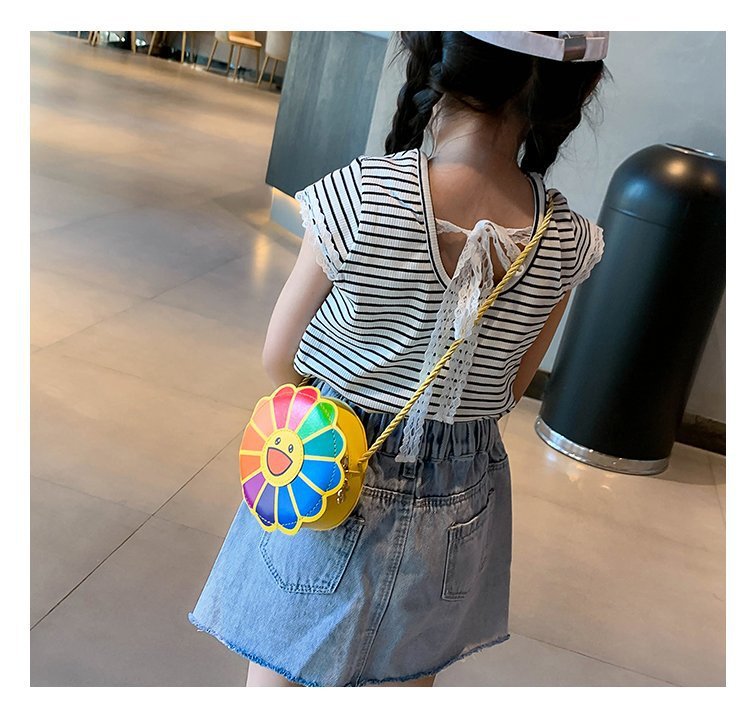 Sunflower Colorful Children's Messenger Bag Wholesale Nihaojewelry display picture 31