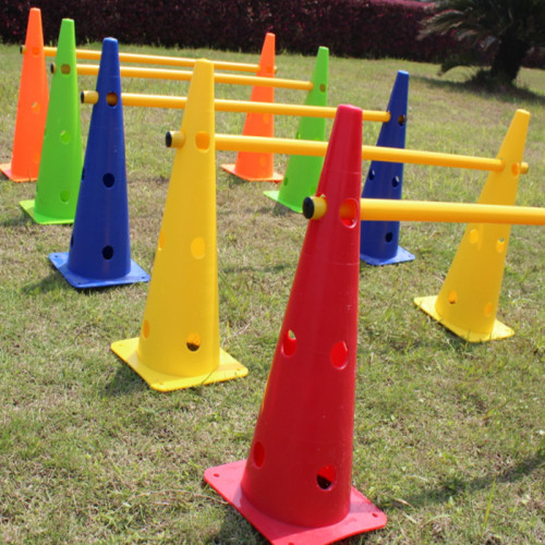 Jumper 47CM hole cone barrel sign barrel obstacle 18-inch roadblock football training equipment hurdle road cone