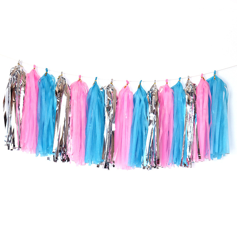 레이크 블루 + 핑크 + PET 실버