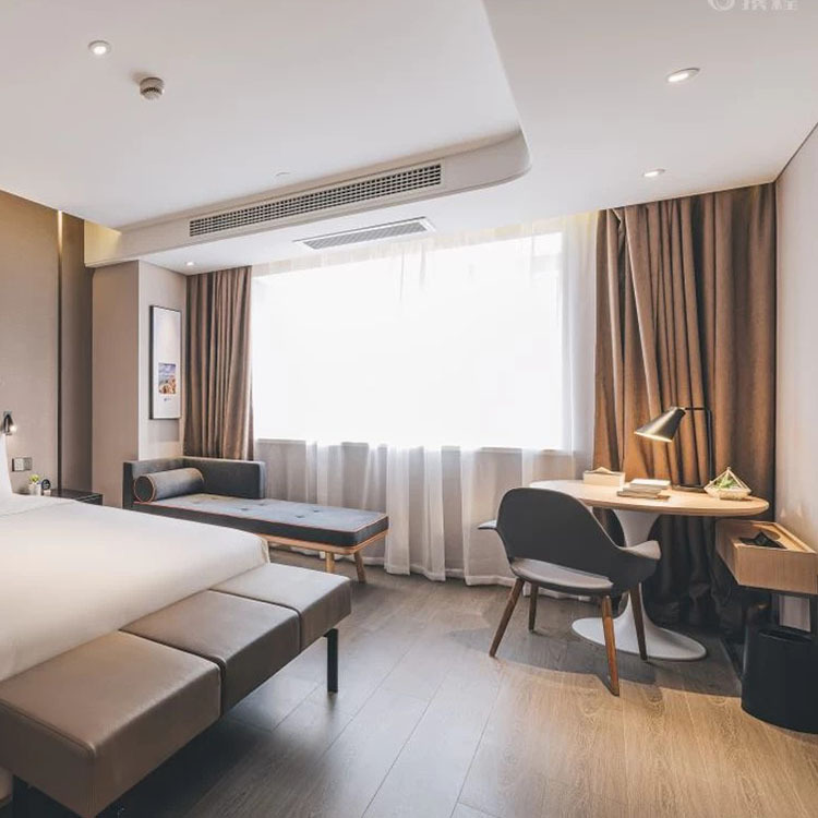 Hotel with room furniture desk chair back round table Nordic modern simple sofa chair single