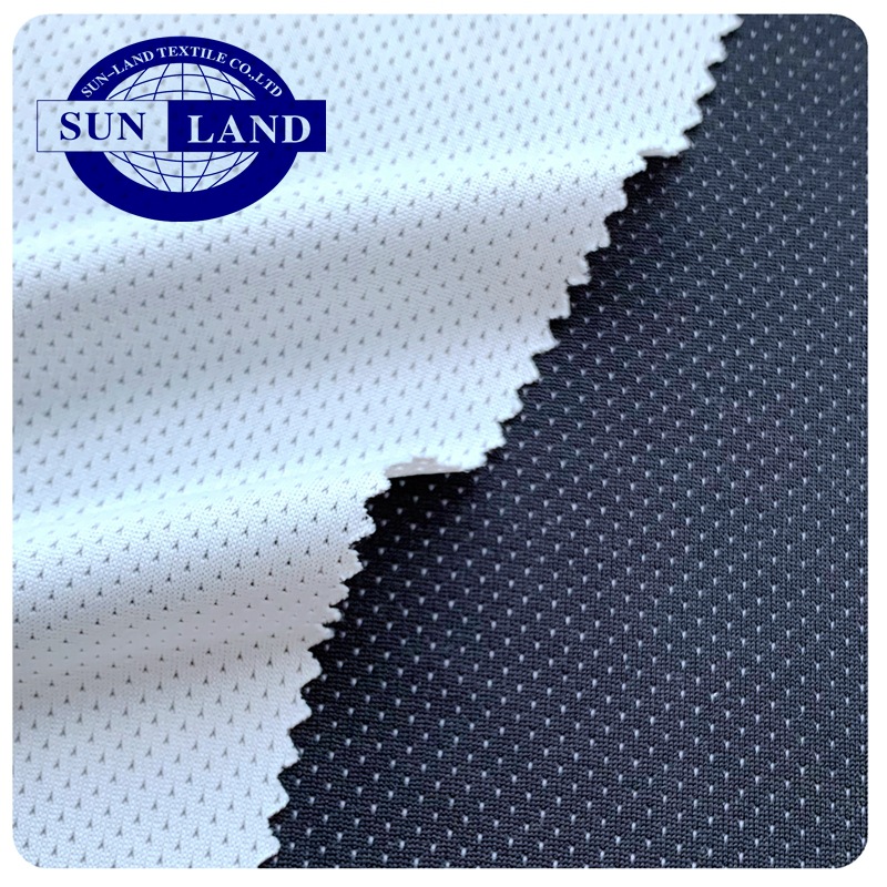 吸湿排汗涤氨蝴蝶网布四面弹力针织网眼面料75D运动瑜伽吸湿布料