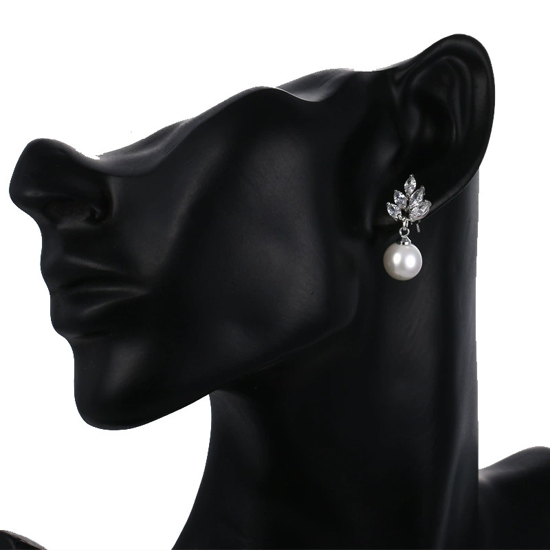 Серебряная игла, брендовые серьги из жемчуга, серебро 925 пробы, интернет-знаменитость