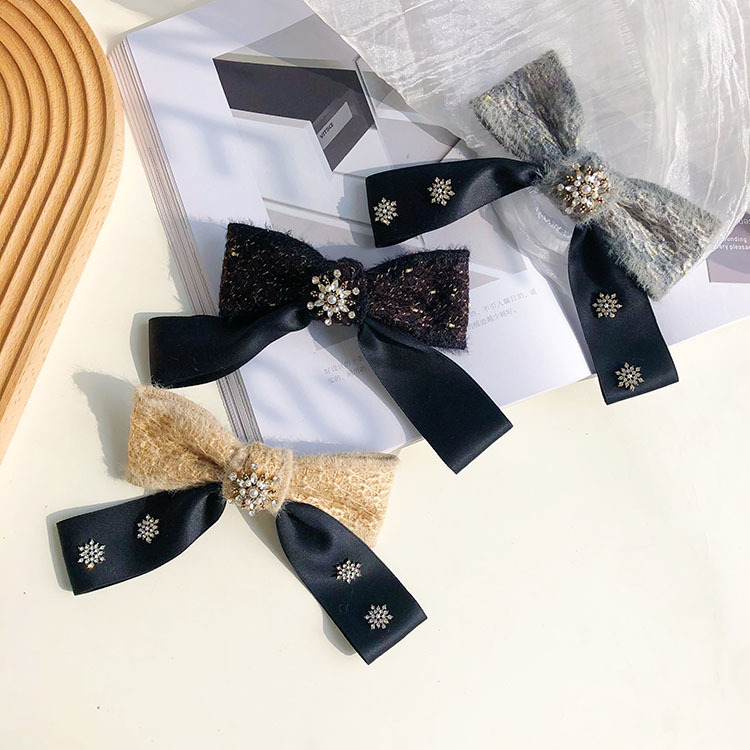 Fashion Fabric Bow Hairpin display picture 2