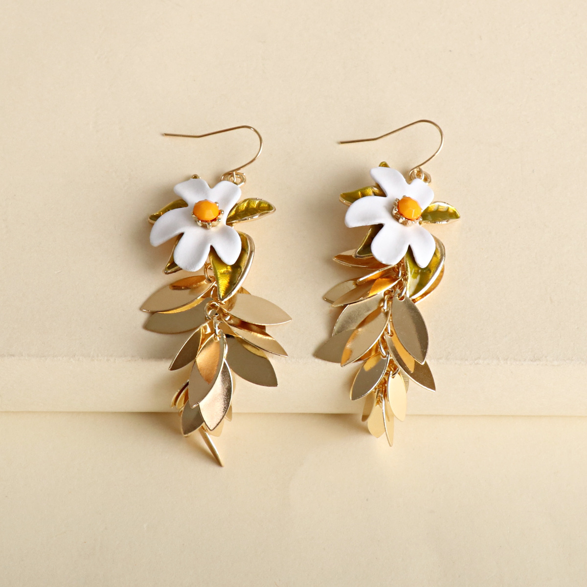 Boucles D&#39;oreilles Pour Femmes Fashion Flower Wild Trendy Diamond Flower display picture 9