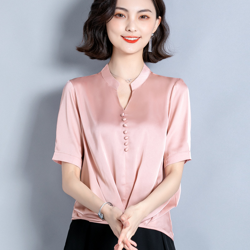 Chemisier en Mousseline de soie - Ref 3429309 Image 8