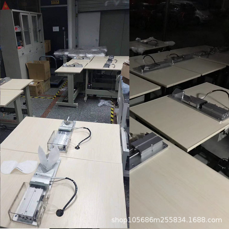 N95口罩鼻梁压条机 铝条热熔焊接机鼻夹机热压鼻梁定型条贴合设备