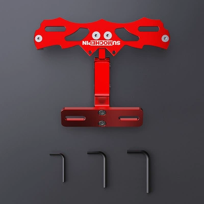 Motorcycle modified license plate frame small License plate holder/license plate holder - red-1-set