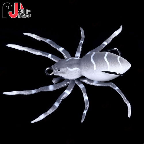 New lure lure 8CM7G bionic soft frog bait simulation spider lure lure fishing bait fishing gear wholesale