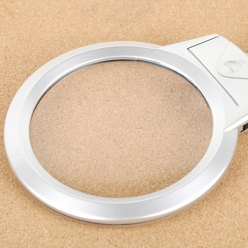 高清夹式带灯放大镜led灯高清阅读5倍辅助夹手持台式厂家批发跨境