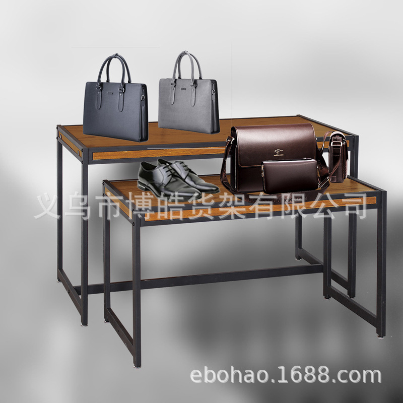服装展示架 厂家直供鞋子包包置物台 展会展示流水台货架现货