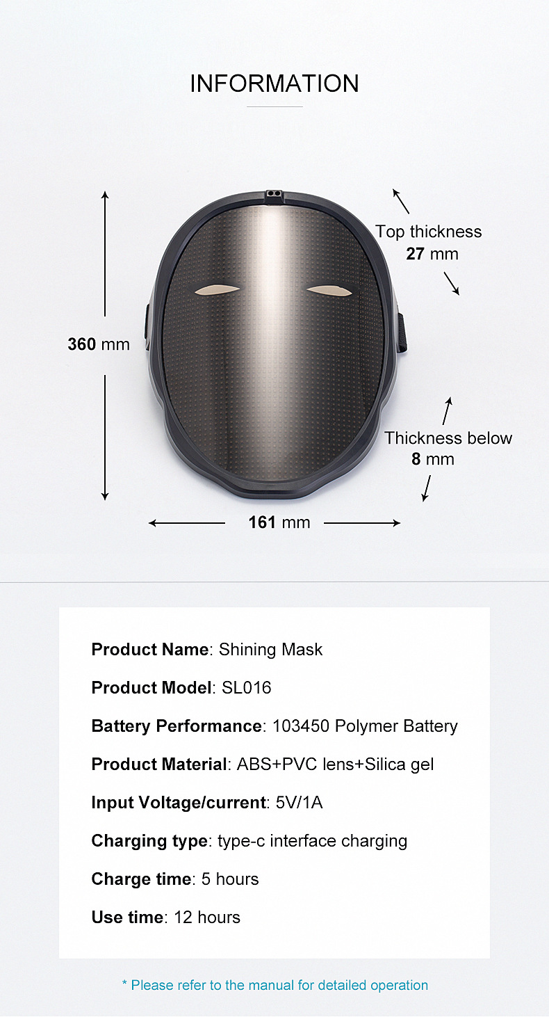 LED Light-Up Mask Image 2