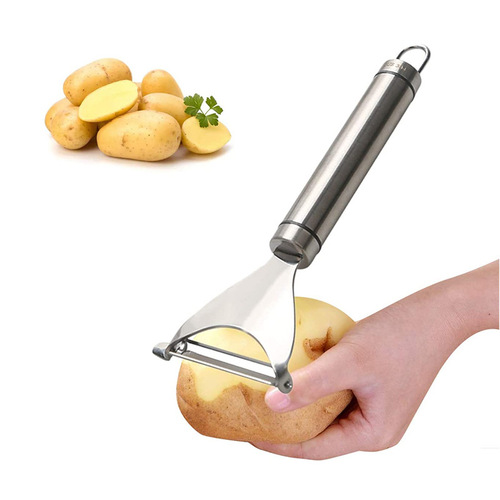 Factory direct sales stainless steel potato masher manual multifunctional wavy potato peeler masher