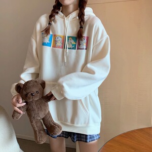 网红款连帽卫衣女设计感小众秋冬2020年新款长袖上衣宽松亮片外套