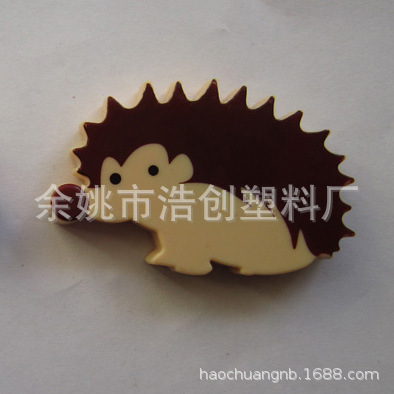 刺猬PVC皮卷尺 迷你动物玻璃纤维软尺带拉尺测量工具礼品赠品广告