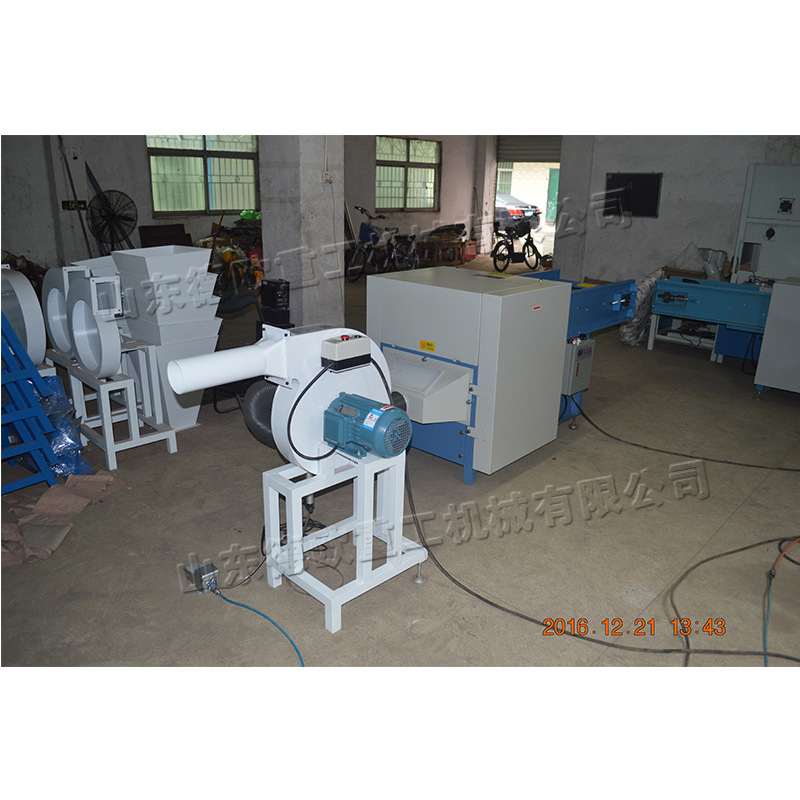 PP棉羽绒棉开花机 三维螺丝棉自动打棉机 公仔棉抱枕棉花开松机