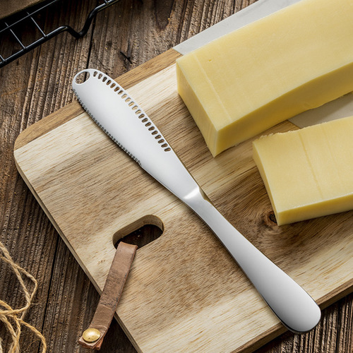 Cross-border Amazon 430 stainless steel cheese butter knife Western-style bread jam knife cream knife cheese butter knife