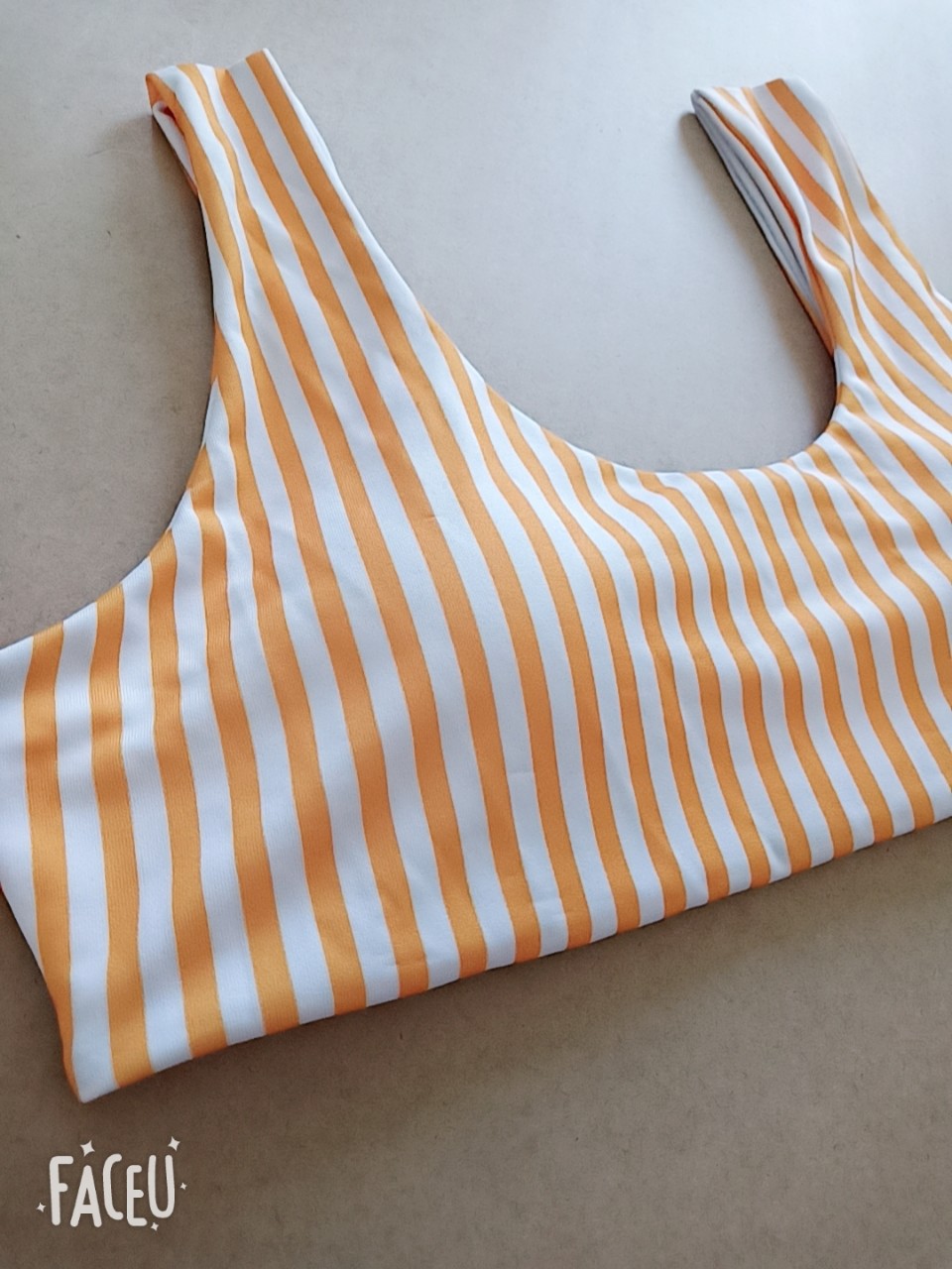 Vertical Striped Two-Piece Bikini Set Women Bathing Suit – Rockin Docks ...